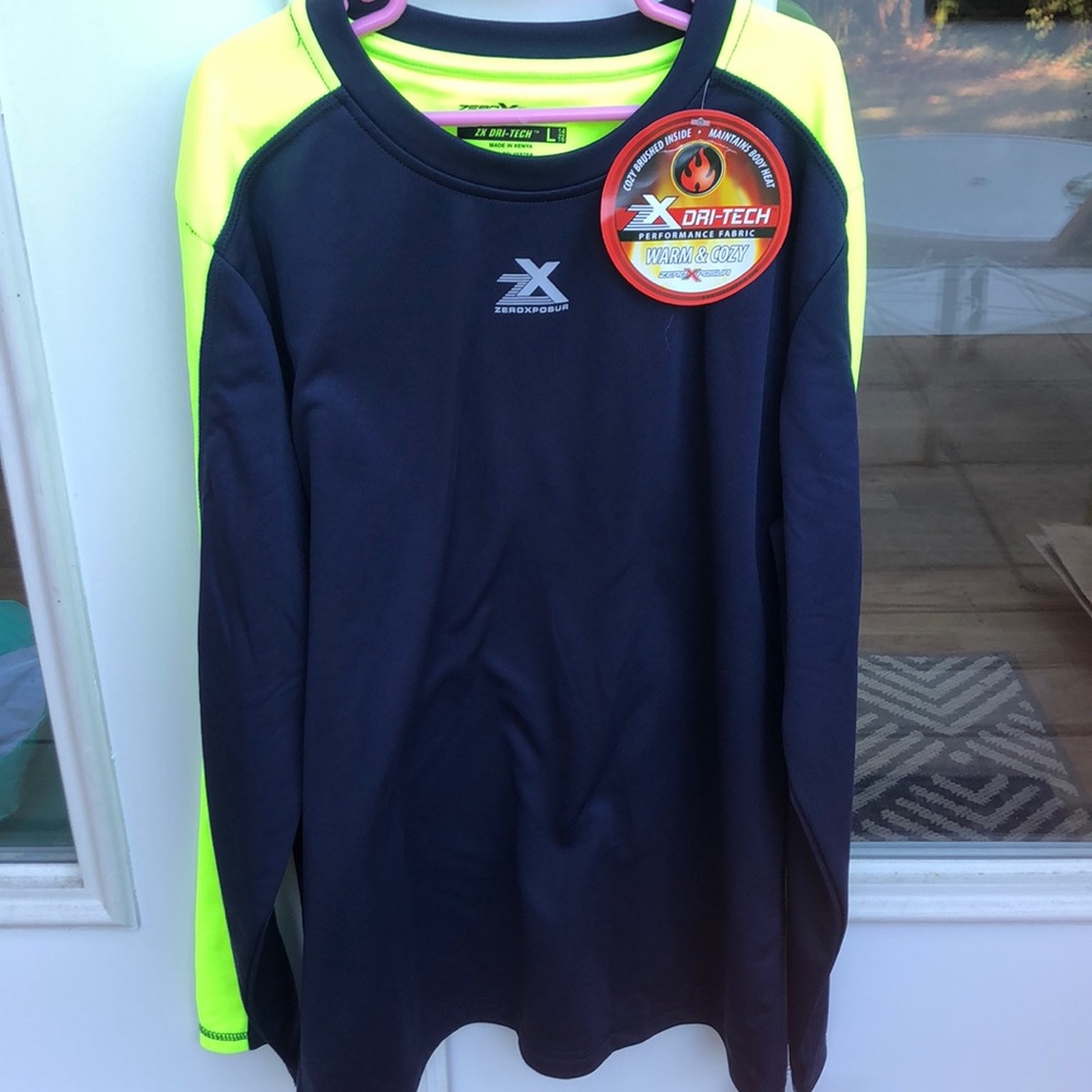 Fleece long sleeve shirt boys 14-16